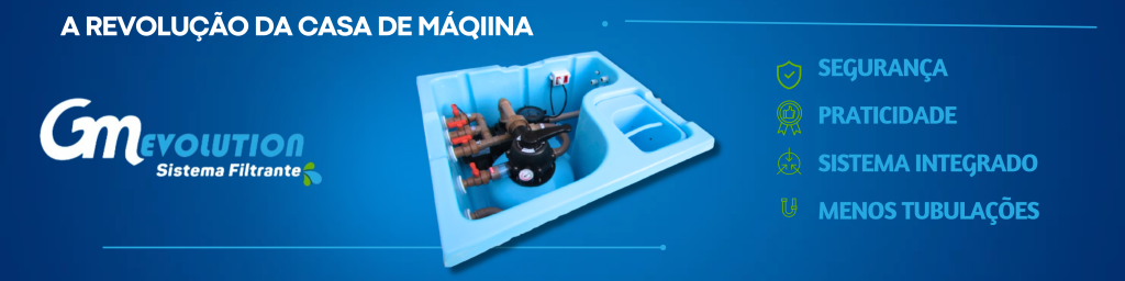 Sistema Filtrante para piscina com sucção por gravidade GM Evolution